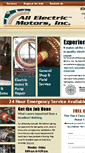Mobile Screenshot of allelectricmotors.net